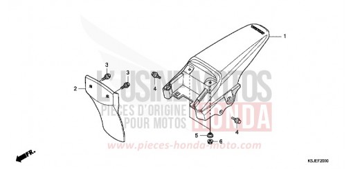 KOTFLUEGEL, HINTEN (CRF80F8,9/CRF100F8,9,A) CRF100F8 de 2008